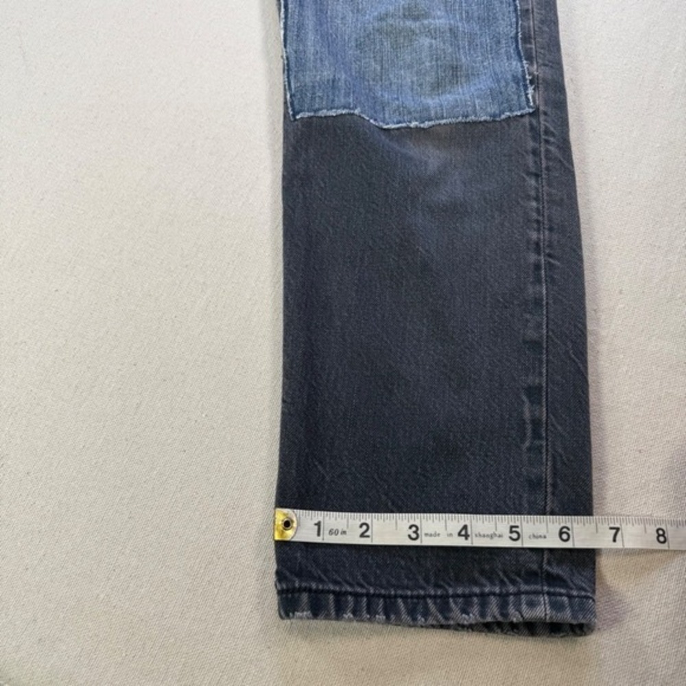 Levi's 501 Selvedge Denim Faded Black With Patch Knee 28 X 28 (25x32) 2015 - Picture 10 of 17